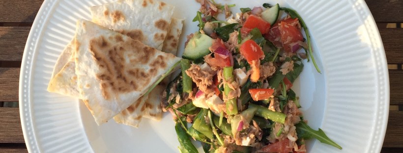 Samen Bourgondisch: Frisse tonijnsalade met quesadillas