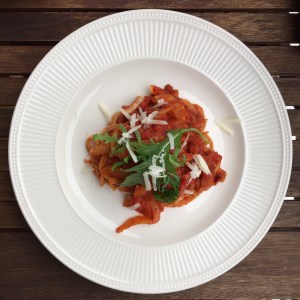 Samen Bourgondisch: Pasta met salami en venkel