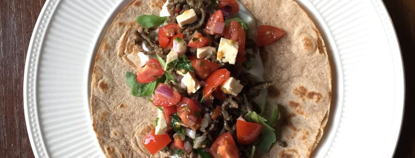 Samen Bourgondisch: Griekse wraps met gekruid gehakt