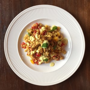 Samen Bourgondisch: Kip-kerrie rijstsalade