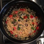 Spaghetti Vongole Samen Bourgondisch