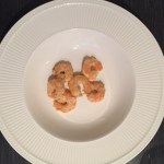 Pompoensoep met kokos gamba's