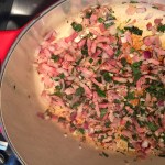 Groenten stoofpot met pulled pork