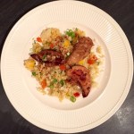 Couscous met kokoskip en mango
