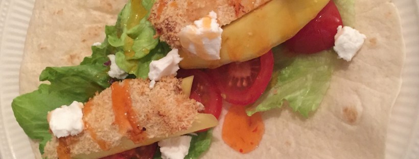 Wraps met krokante kip en mango