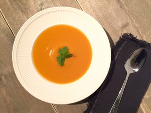 Wortelsoep met sinaasappel en gember