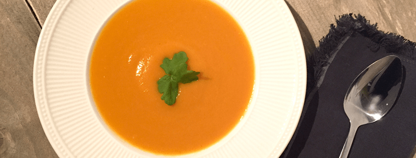 Wortelsoep met sinaasappel en gember