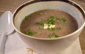 Champignonnensoep met Shiitake