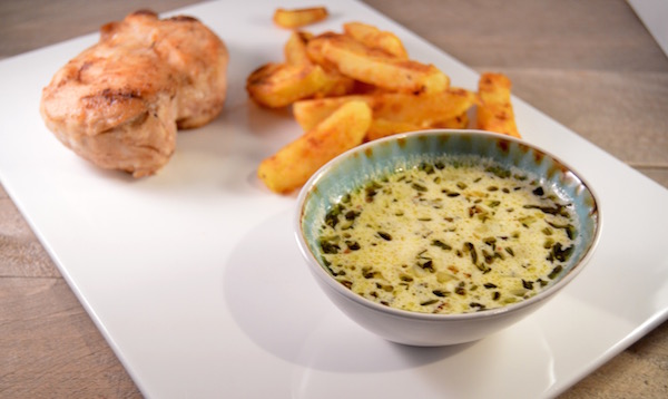 Kip met sinaasappel-tijmsaus