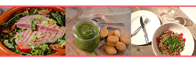 Recepten met zelfgemaakte pesto