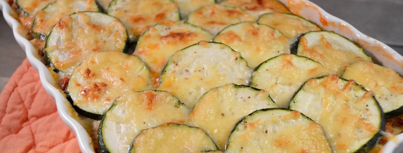 Ovenschotel met courgette en kipgehakt