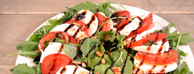 BBQ bijgerecht salade caprese