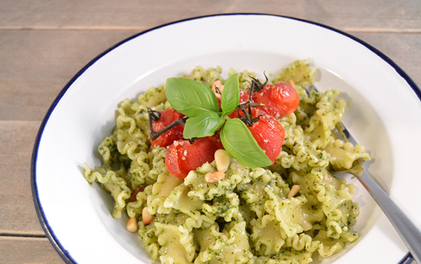 Eenvoudig recept voor pasta pesto
