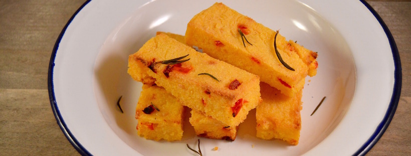 Recept voor knapperige polenta uit de oven