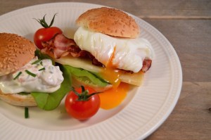Brunch recepten: broodjes met gepocheerd ei