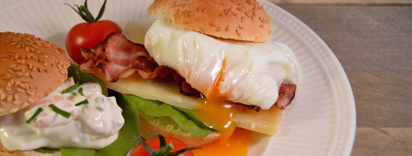 Brunch recepten: broodjes met gepocheerd ei