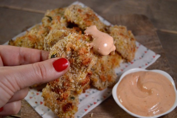 Kipnuggets uit de oven