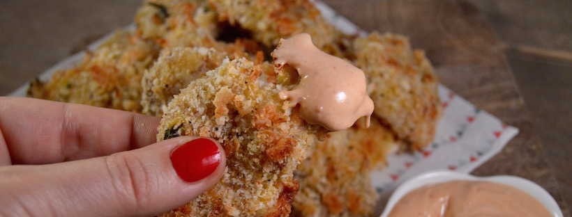 Kipnuggets uit de oven