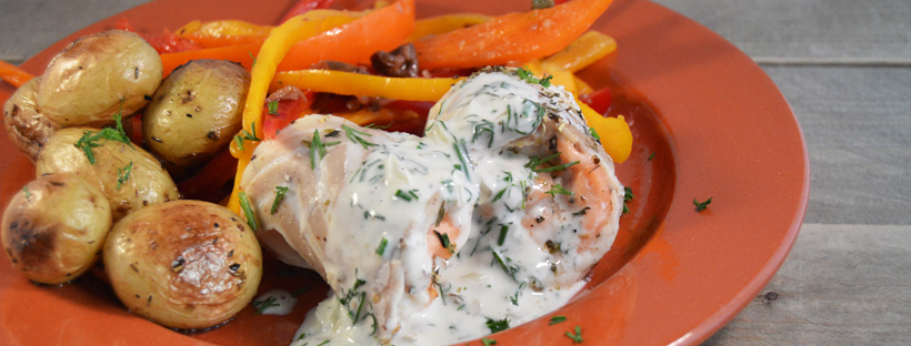 Visrolletjes met kabeljauw en zalm