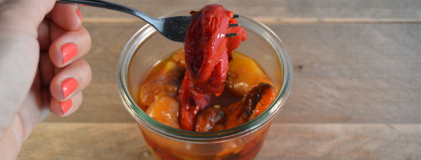 Gegrilde paprika uit de oven