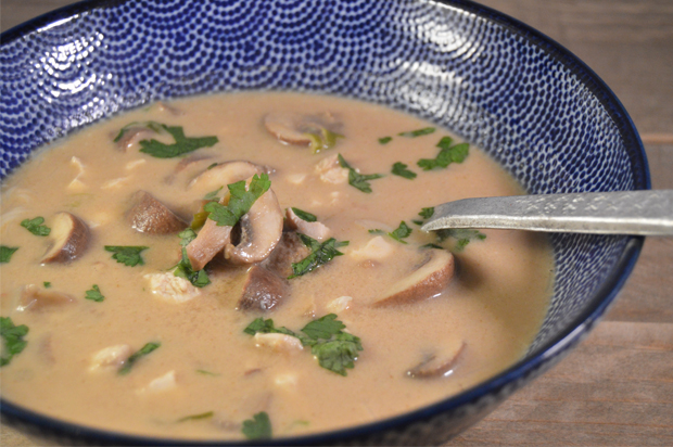 Thaise kokossoep met kip - Tom Kha Kai