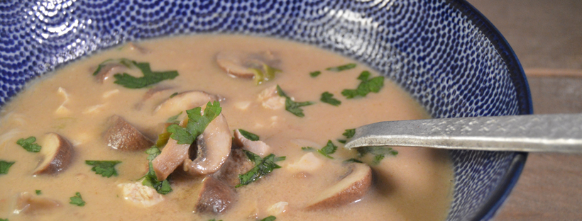 Thaise kokossoep met kip - Tom Kha Kai