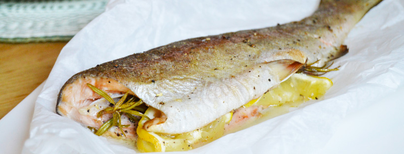 Zalmforel uit de oven