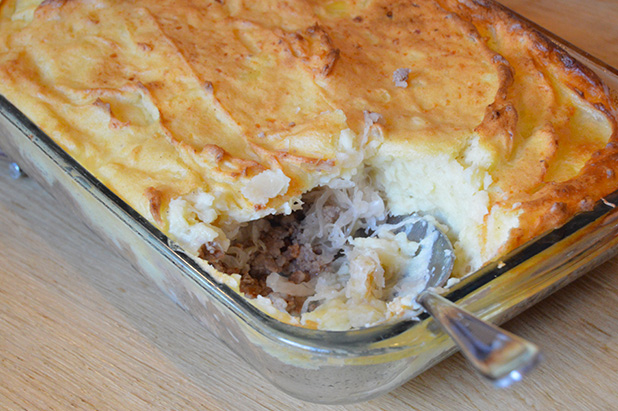 Zuurkoolschotel met gehakt Samen Bourgondisch