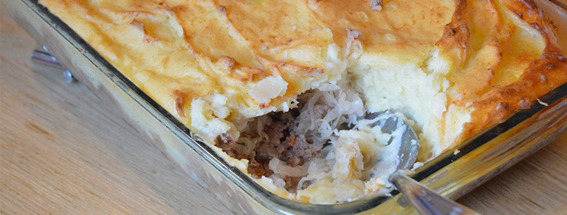 Zuurkoolschotel met gehakt Samen Bourgondisch